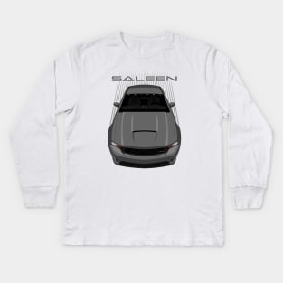 Ford Mustang Saleen 2010 - 2012 - Grey Kids Long Sleeve T-Shirt